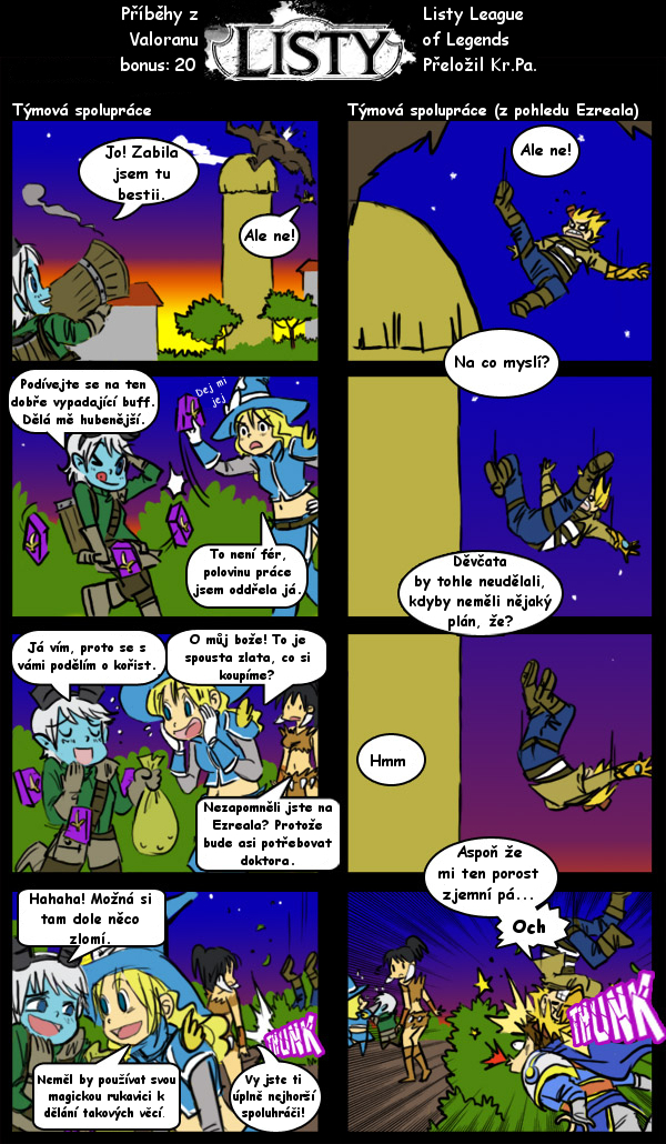 příběhy z valoranu bonus Ezreal Ezreal